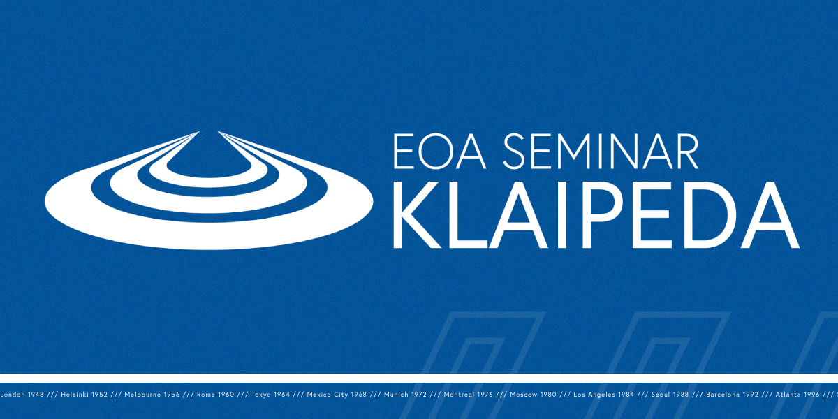 EOA Seminar Klaipeda on 24-26 August: EOA launches a new event series